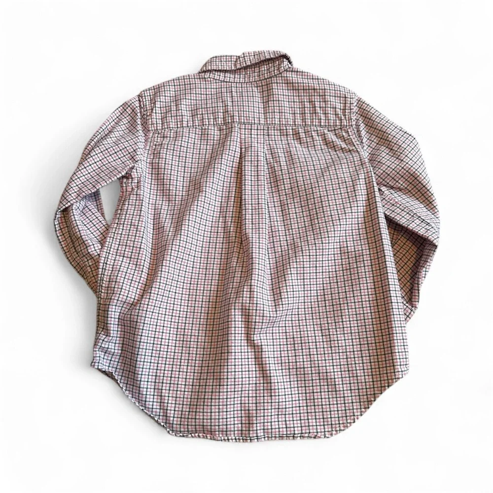 Ralph Lauren Pink and Black Checkered Shirt